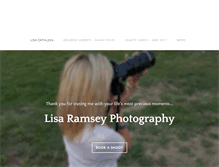 Tablet Screenshot of lisaramseyphotography.com